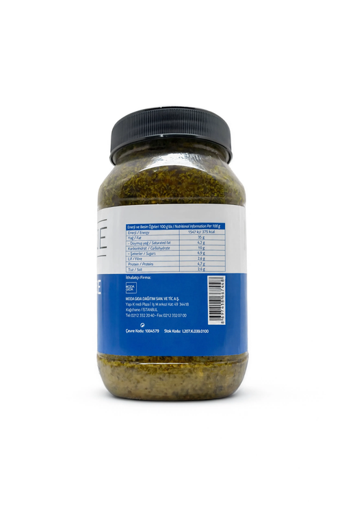 Chefline Pesto Sos 1000 Gr arka etiket
