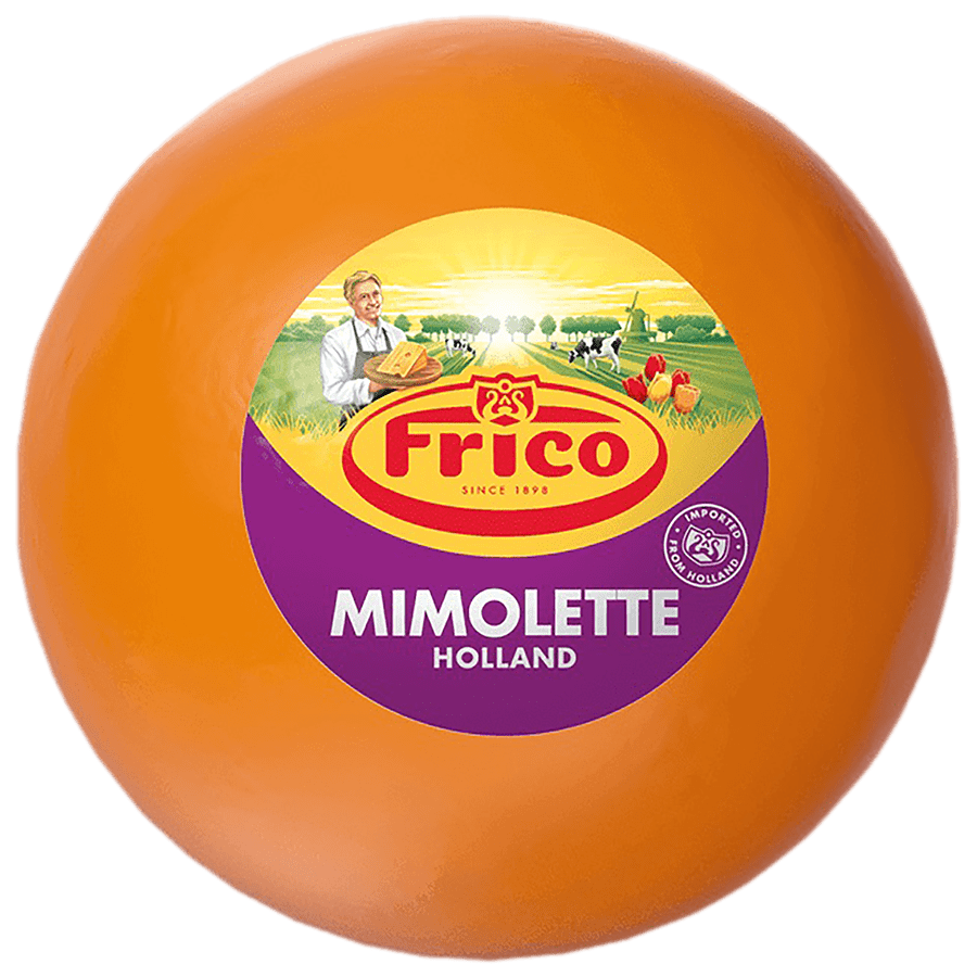 Frico Mimolette Bütün Teker Peyniri 2000 Gr üst görünüm