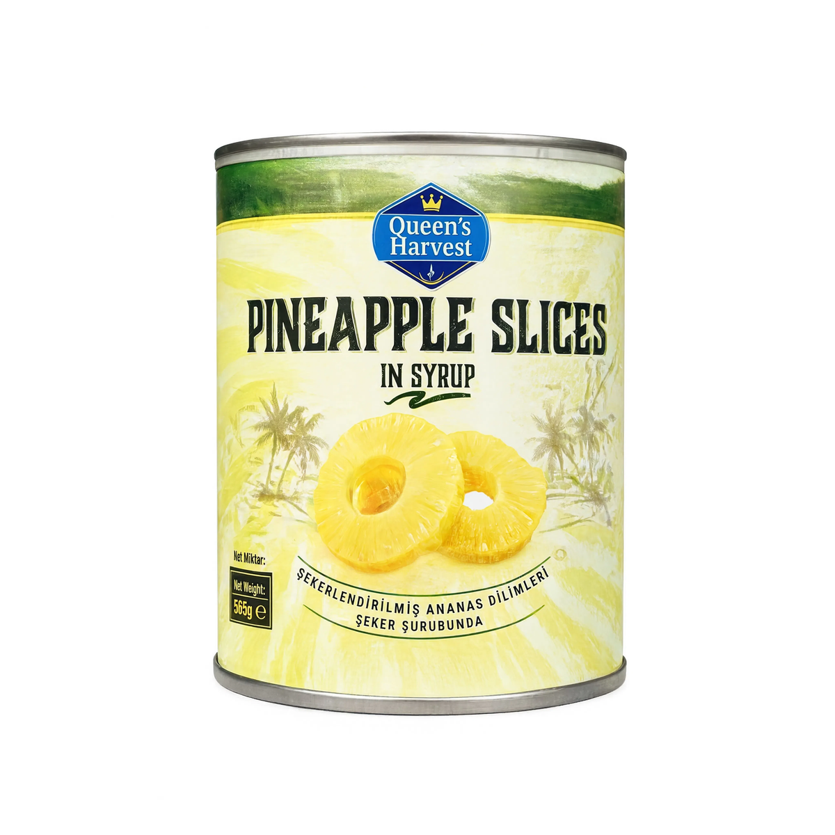 Queens Harvest Ananas Dilimleri 850 Gr (8 Dilim)