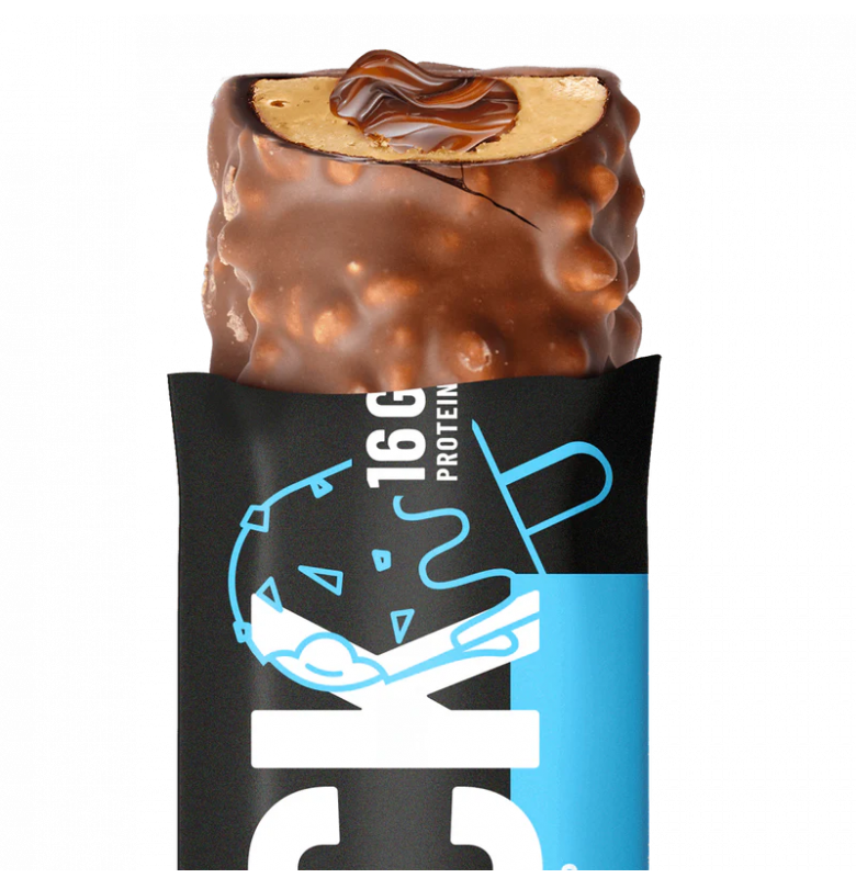 SNCK Caramel Pop Protein Bar 55 Gr x12 iç görünüm