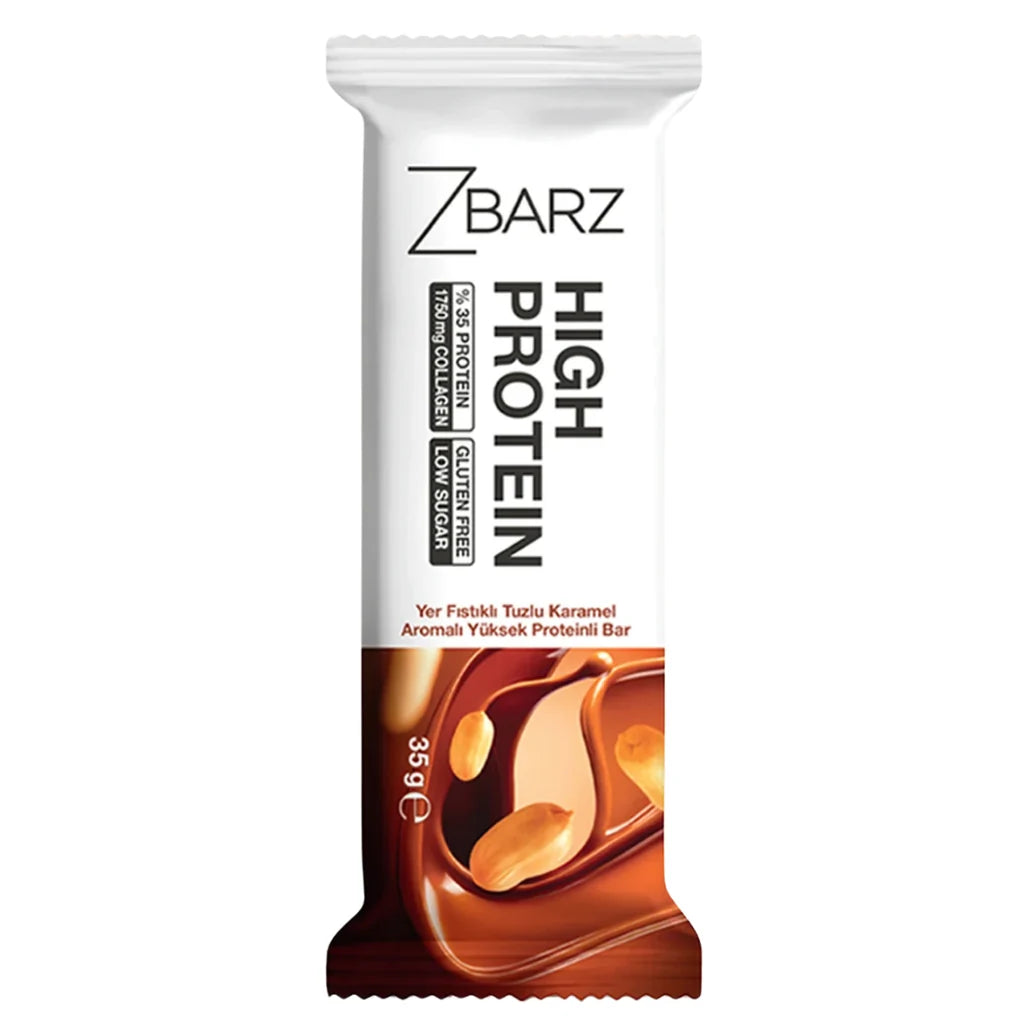 Zbarz %35 Yer Fıstığı & Tuzlu Karamel Protein Bar 35 Gr x20 ürün görünümü
