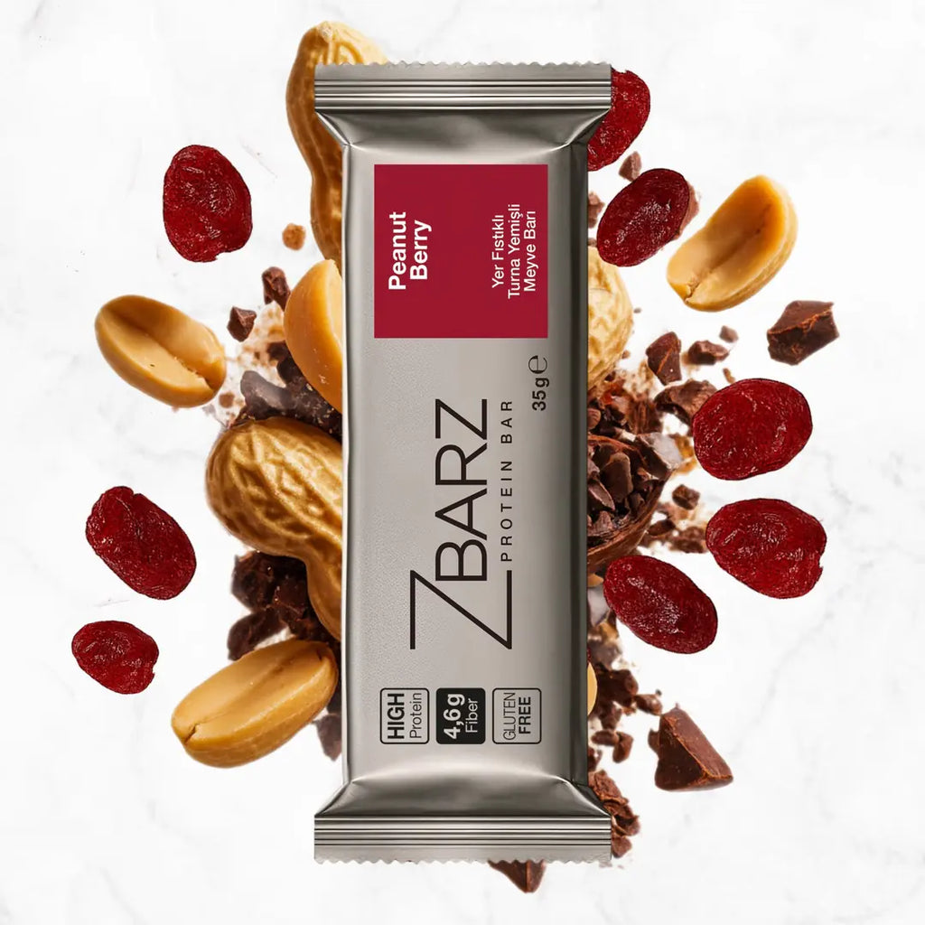 Zbarz Yer Fıstığı & Turna Yemişi Protein Bar 35 Gr x20 ürün görünümü
