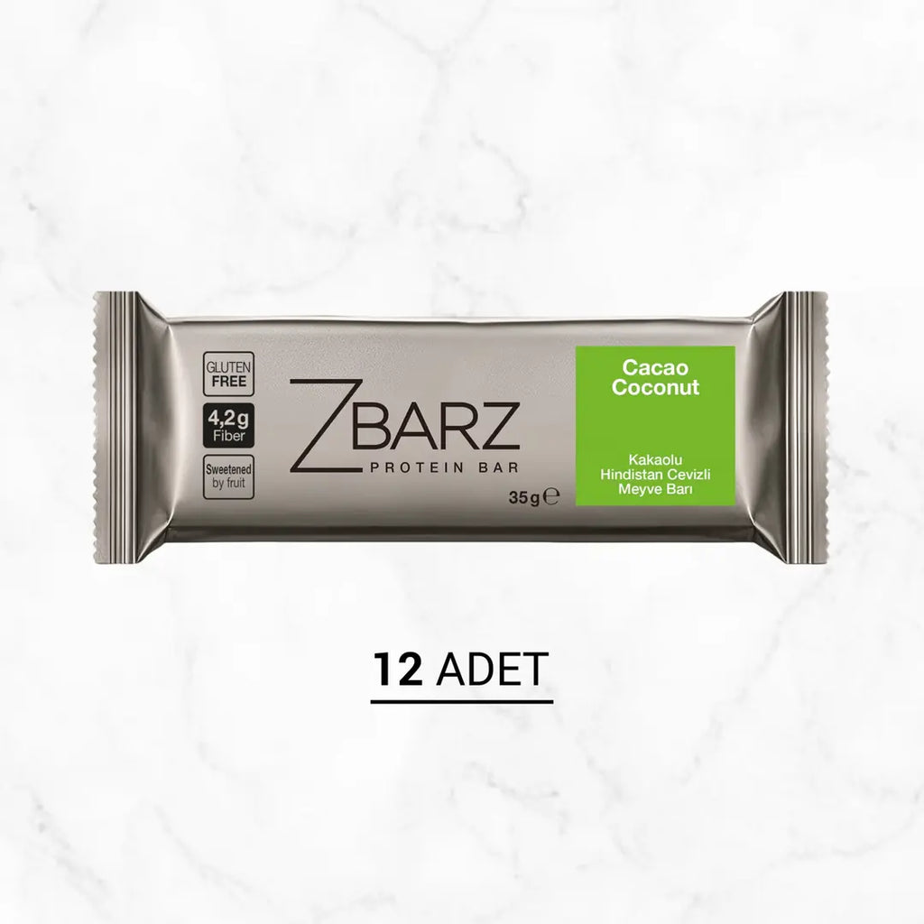 Zbarz Kakao & Hindistan Cevizi Protein Bar 35 Gr x24 kutu görünümü