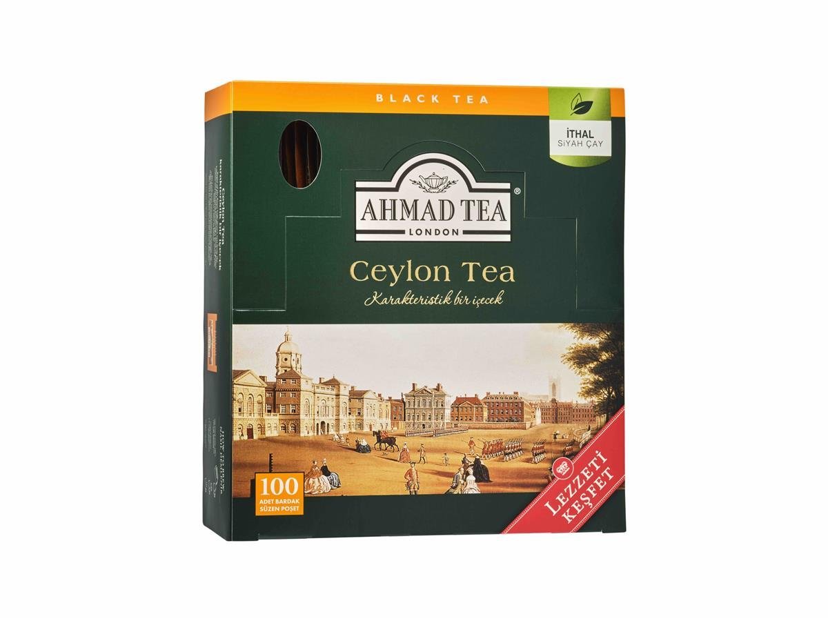 Ahmad Tea Ceylon Bardak Poşet Çay 100' Lü 200 Gr