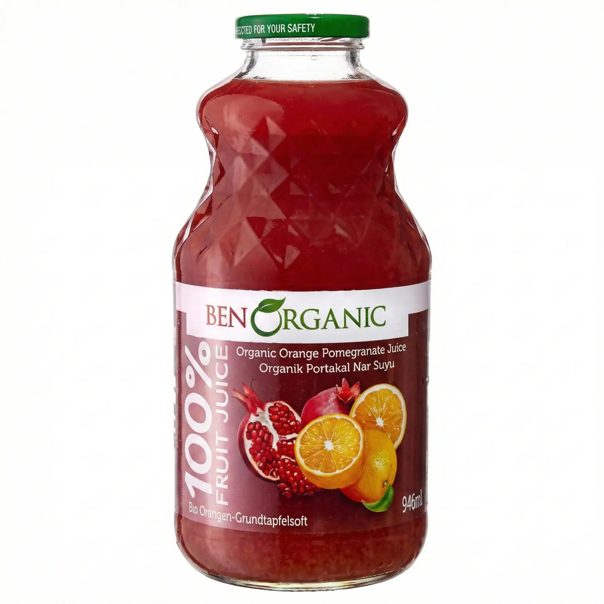 Benorganic Organik Portakal Nar Meyve Suyu 946 Ml