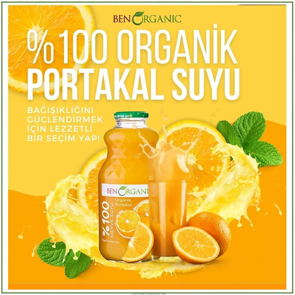 Benorganic Organik Portakal Suyu 946 Ml