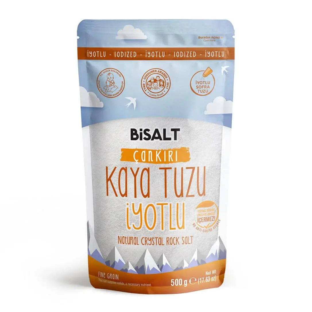 Bisalt İyotlu Çankırı Kaya Tuzu 500 Gr