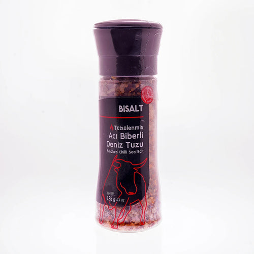 Bisalt Tütsülenmiş Acı Biberli Deniz Tuzu 125 Gr