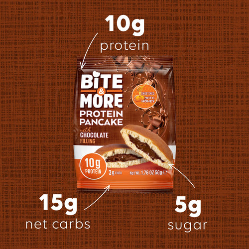 Bite And More Çikolatalı Protein Pancake 50 Gr