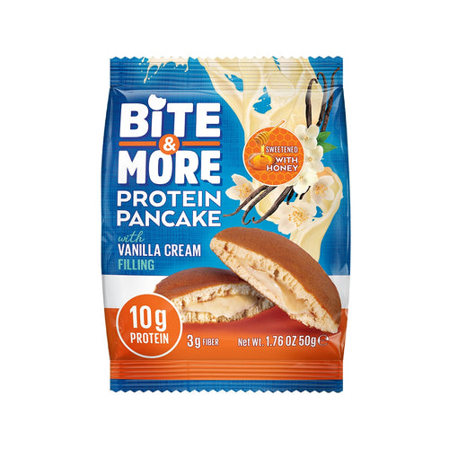 Bite&More Vanilya Dolgulu Protein Pancake 50 Gr