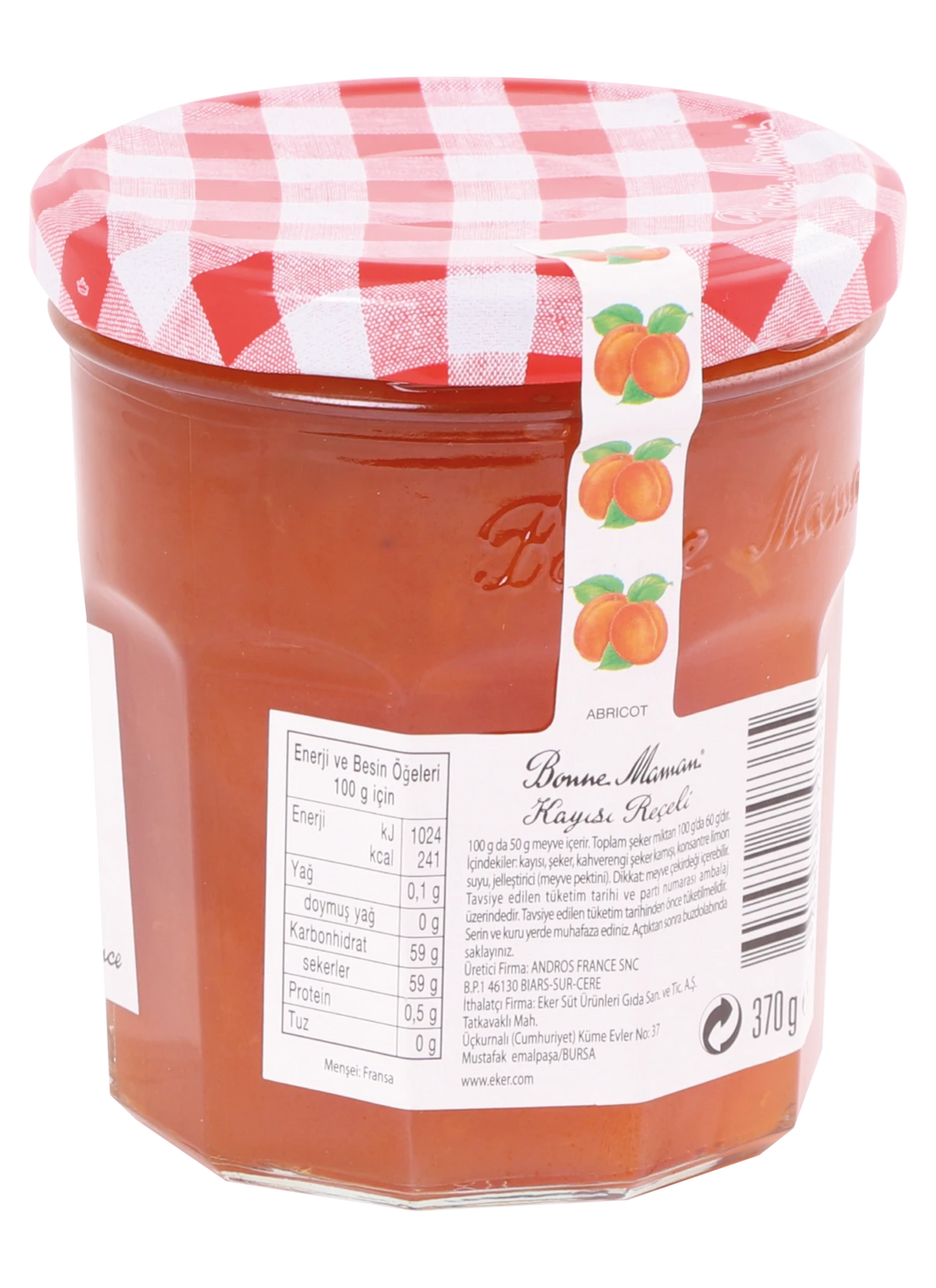 Bonne Maman Kayısı Reçeli 370 Gr