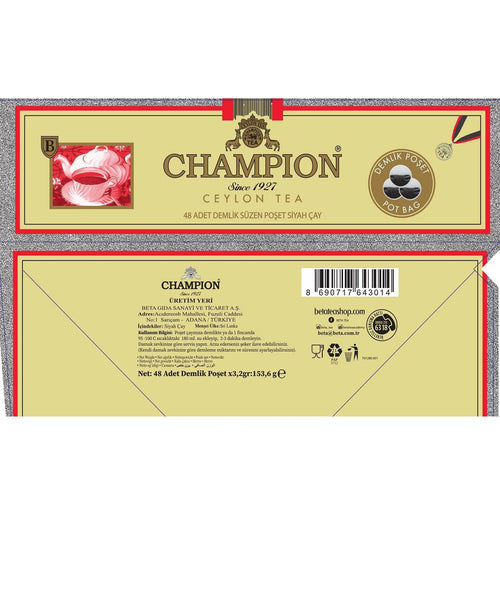 Champion Seylan Demlik Poşet 154 Gr
