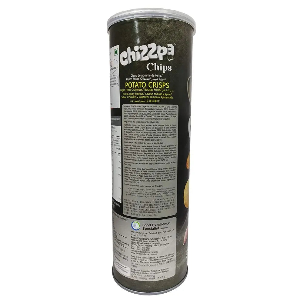 Chizzpa Hot Spicy Patates Cipsi 160 Gr