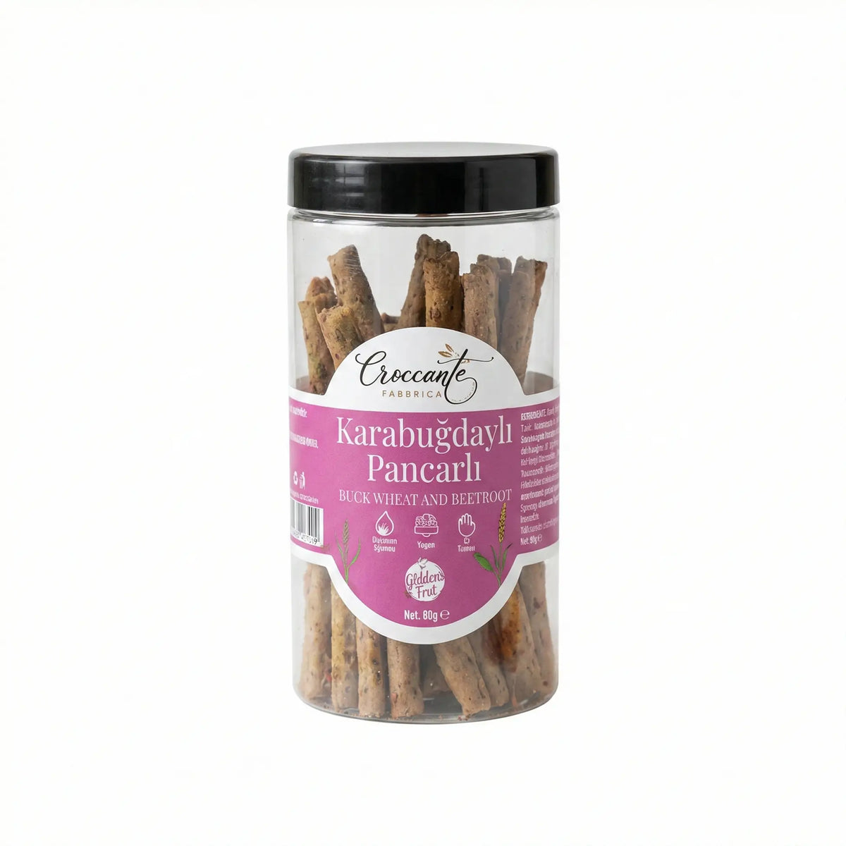 Croccante Glutensiz Pancarlı Grisini 80 Gr