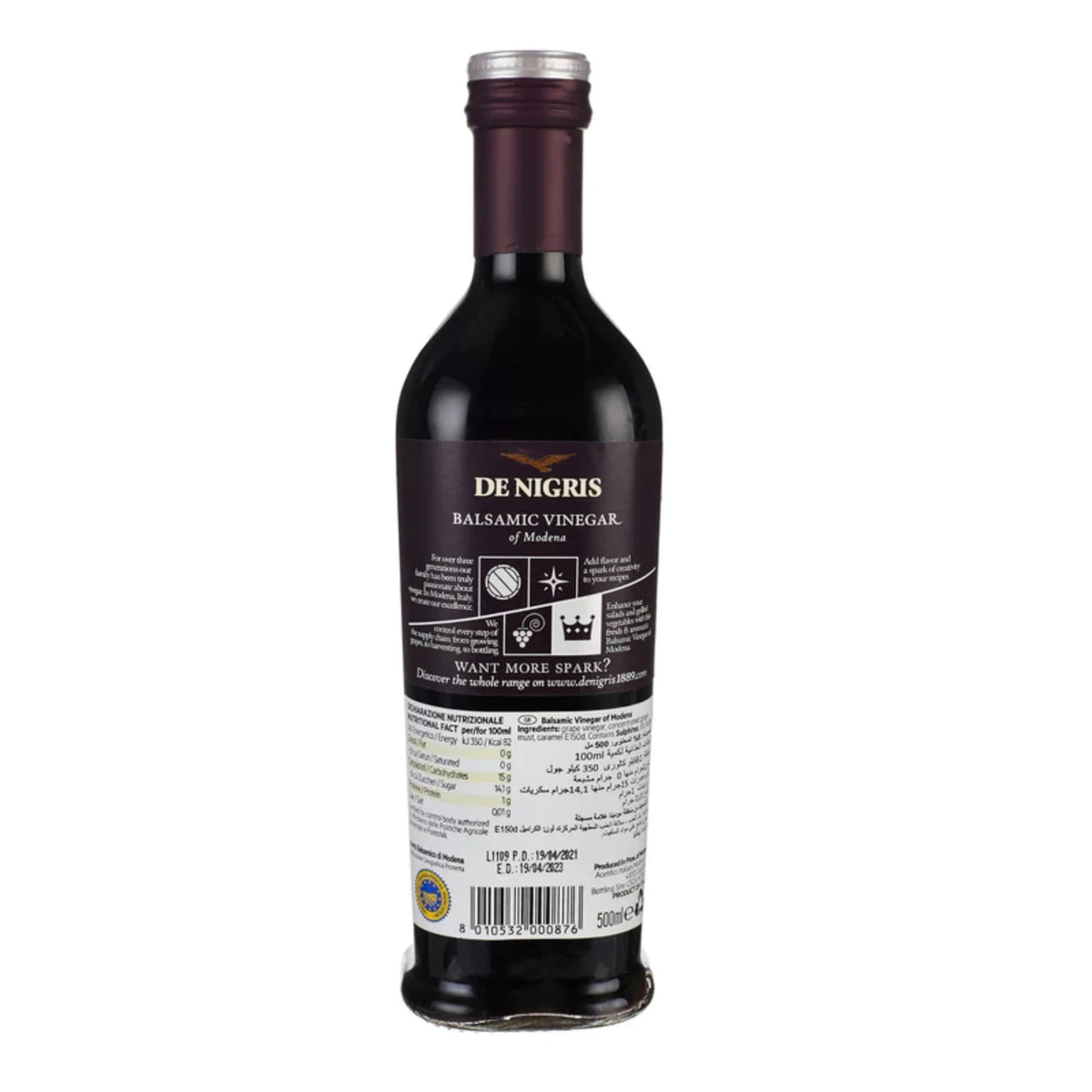 De Nigris Balzamik Sirke 500 Ml