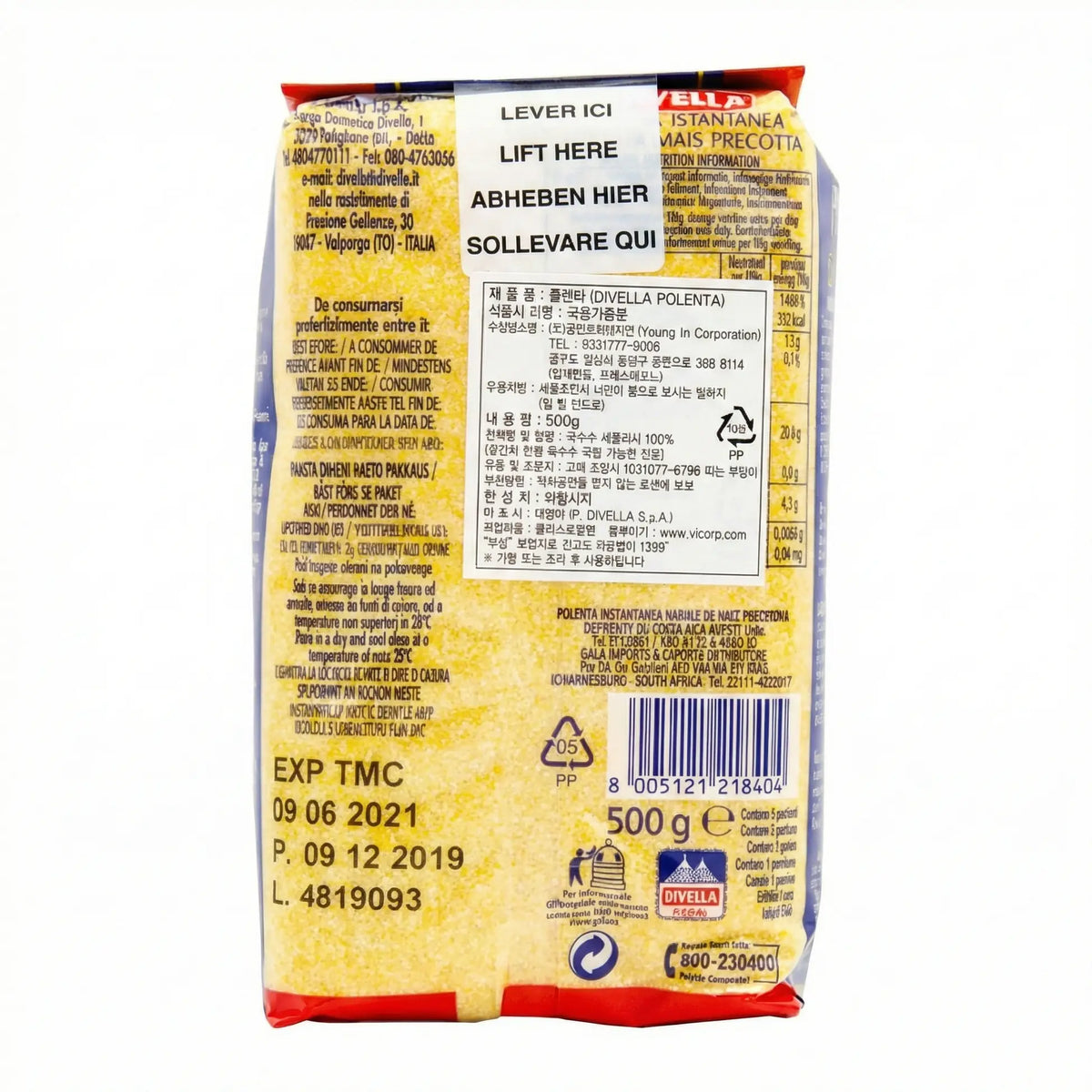 Divella Polenta Istantanea 500 Gr