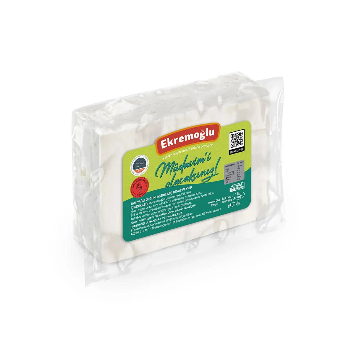 Ekremoğlu Müdavim Sert Keçi Peyniri 500 Gr