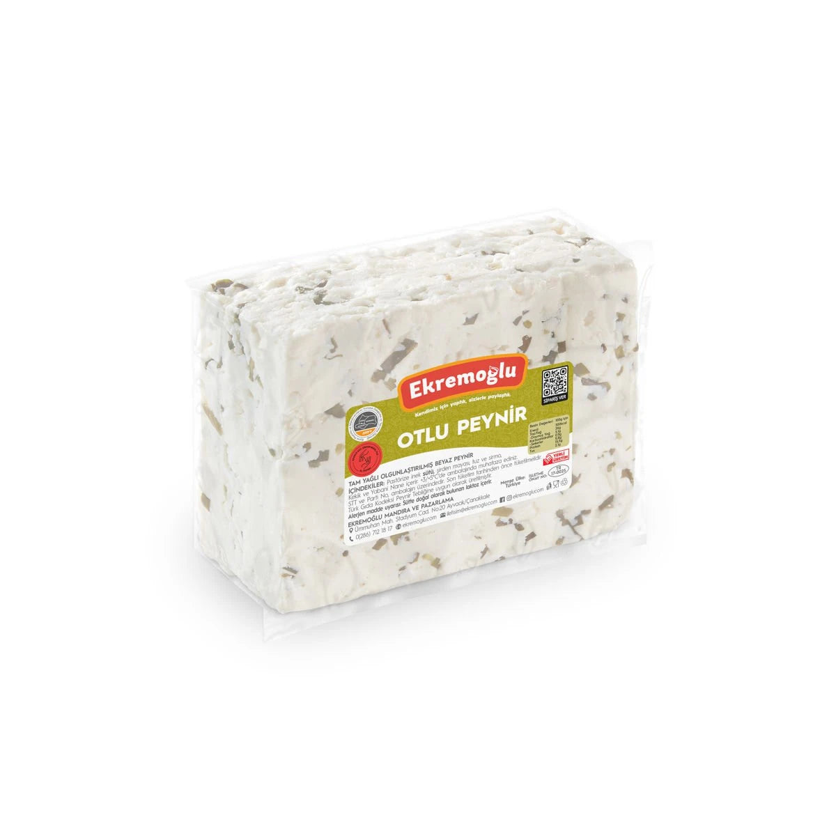 Ekremoğlu Tam Yağlı Otlu Peynir 500 Gr