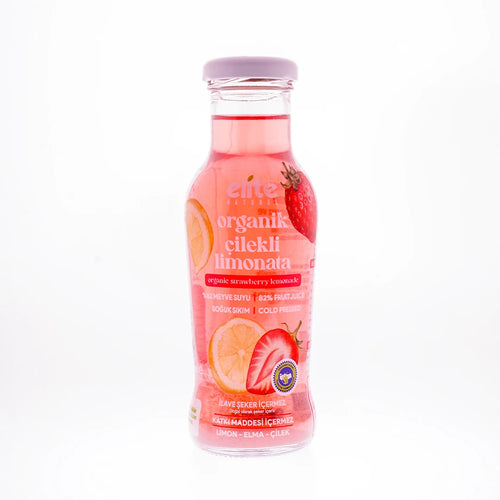 Elite Organik Çilekli Limonata 250 Ml