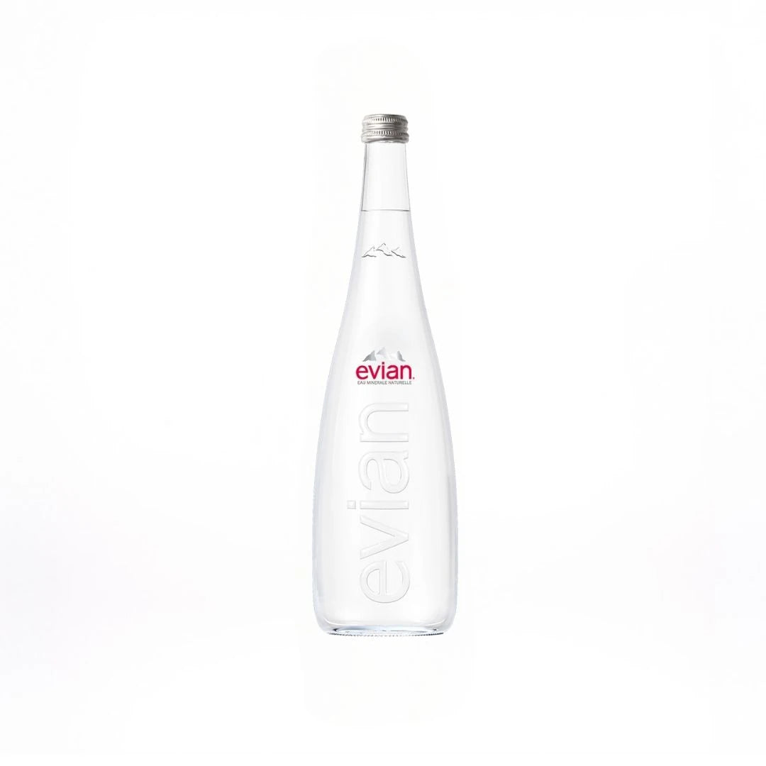 Evian Doğal Mineralli Su Cam Şişe 750 Ml