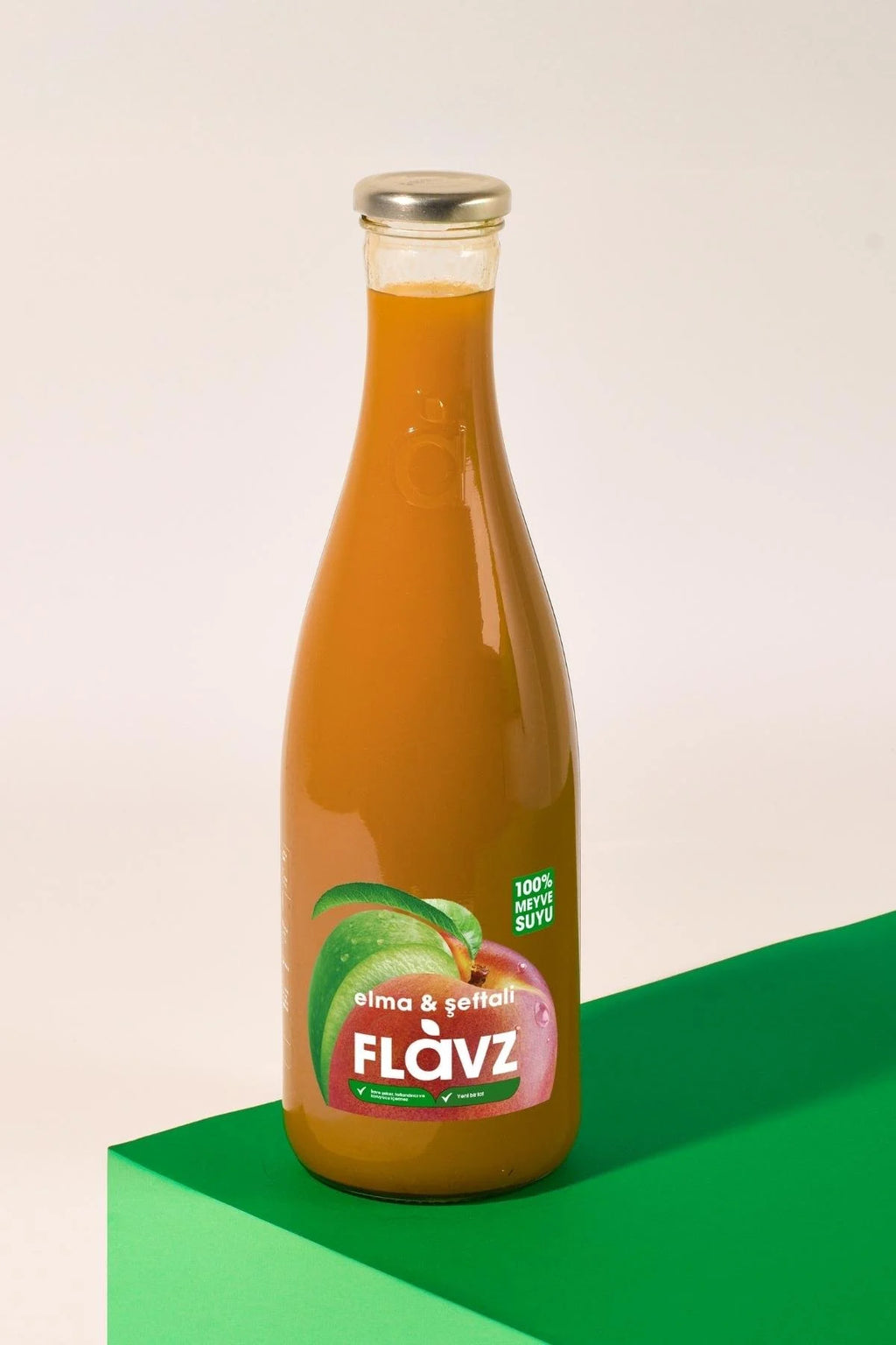 Flavz %100 Şeftali & Elma Meyve Suyu 250 Ml