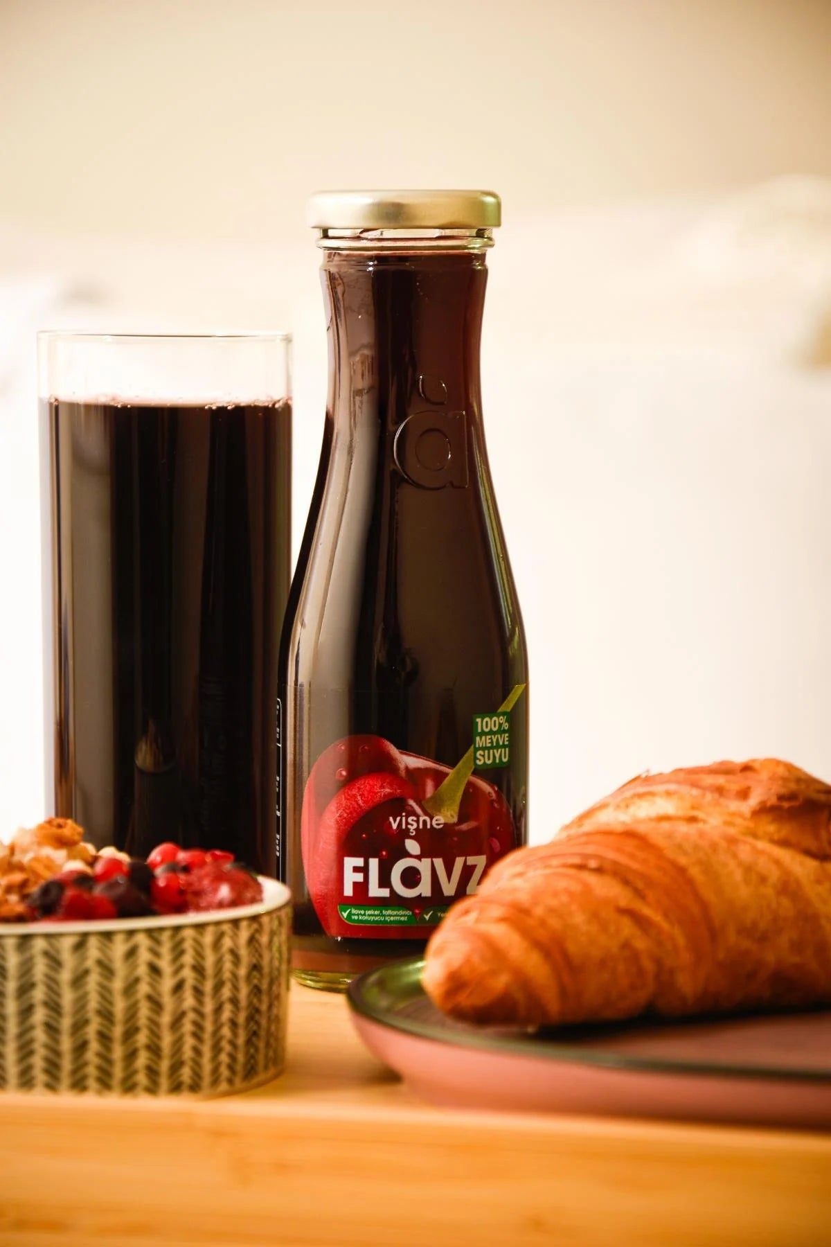 Flavz %100 Vişne Meyve Suyu 250 Ml