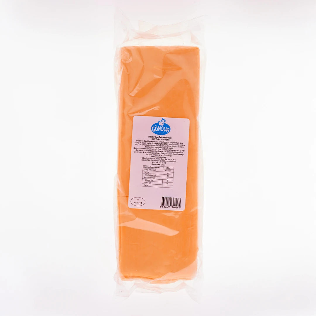 Gönova Dilimli Cheddar 1000 Gr