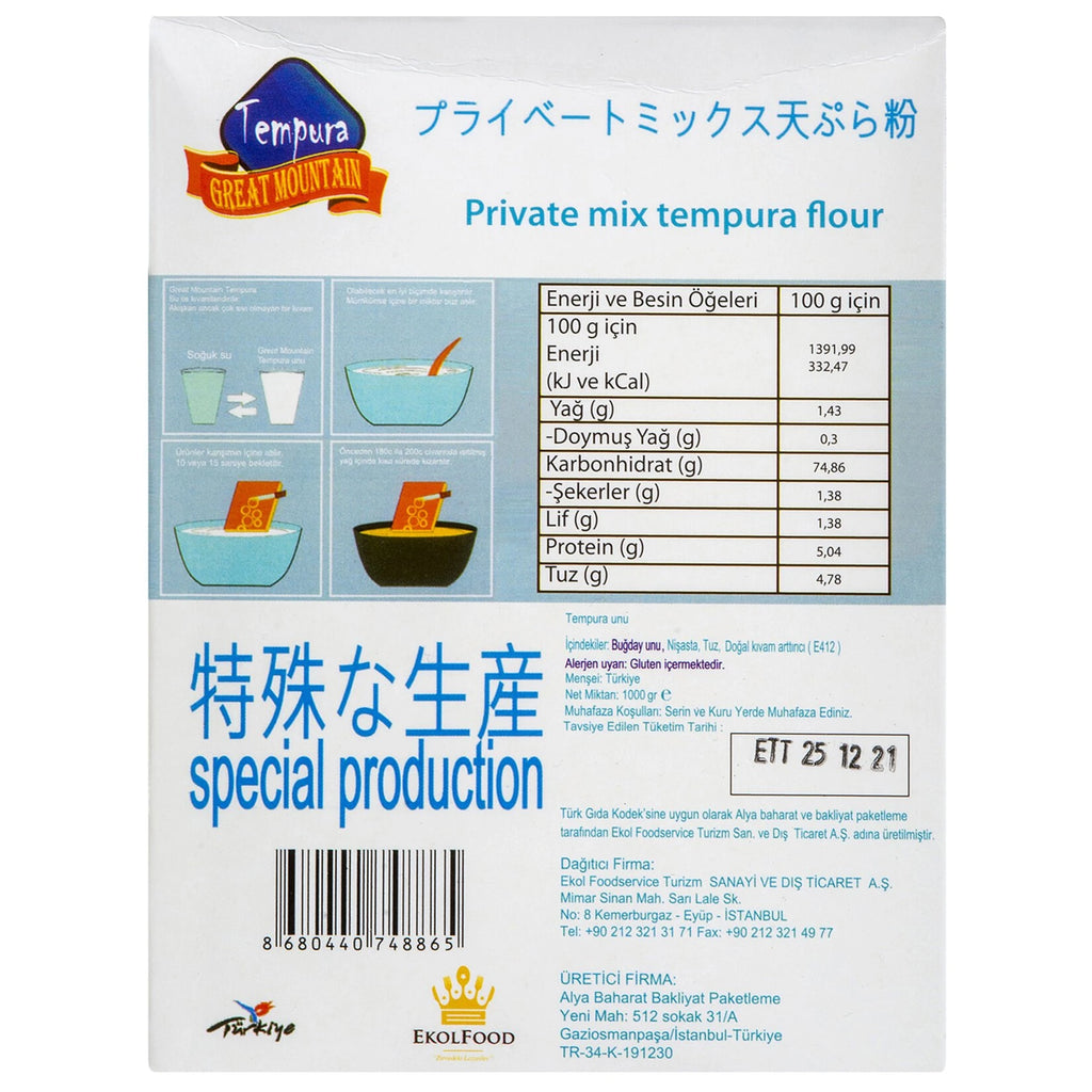 Great Mountain Tempura Unu 1000 Gr