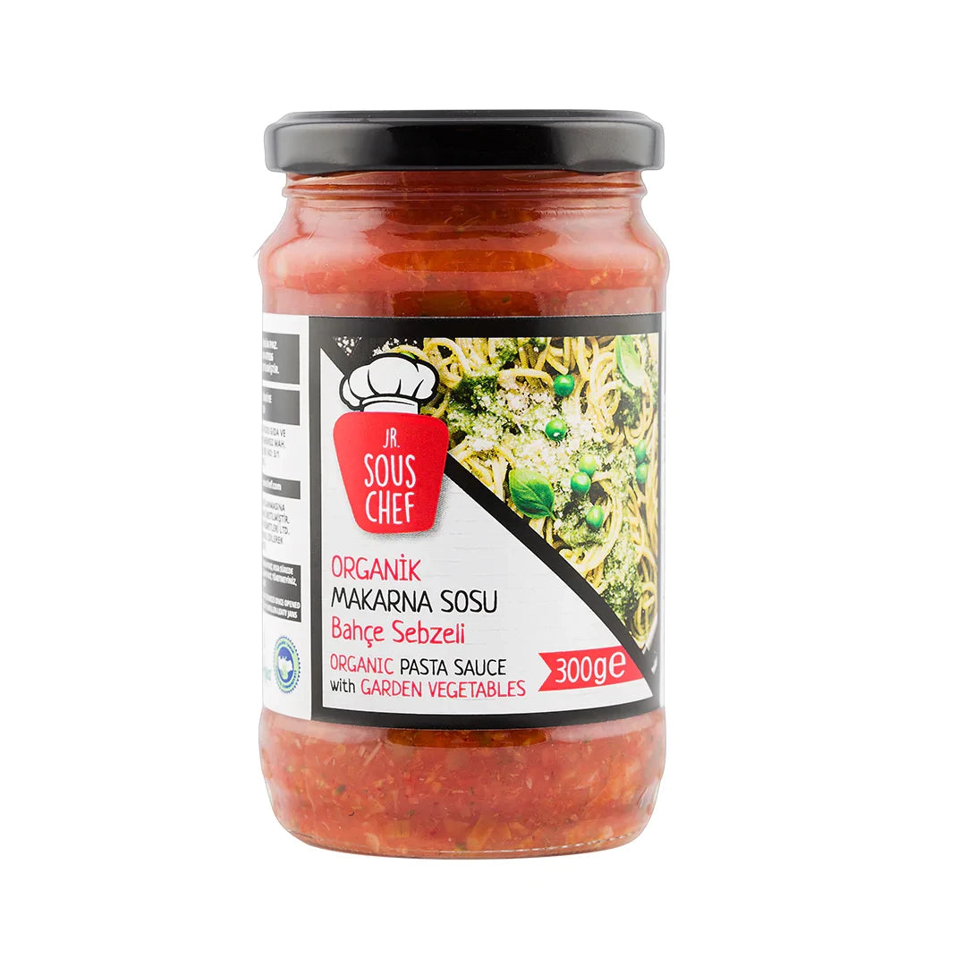 Jr. Sous Chef Organik Bahçe Sebzeli Makarna Sos 300 Gr