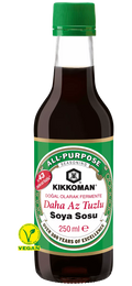 Kikkoman Doğal Olarak Fermente Daha Az Tuzlu Soya Sosu 250 Ml