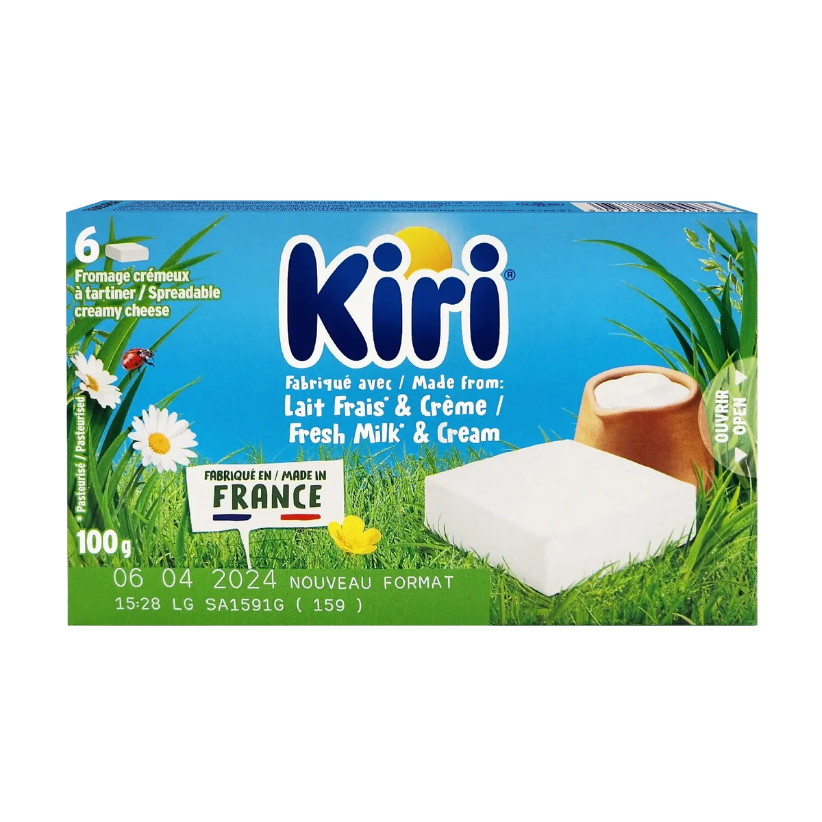 Kiri Tam Yağlı Taze Peynir 100 Gr 6'lı