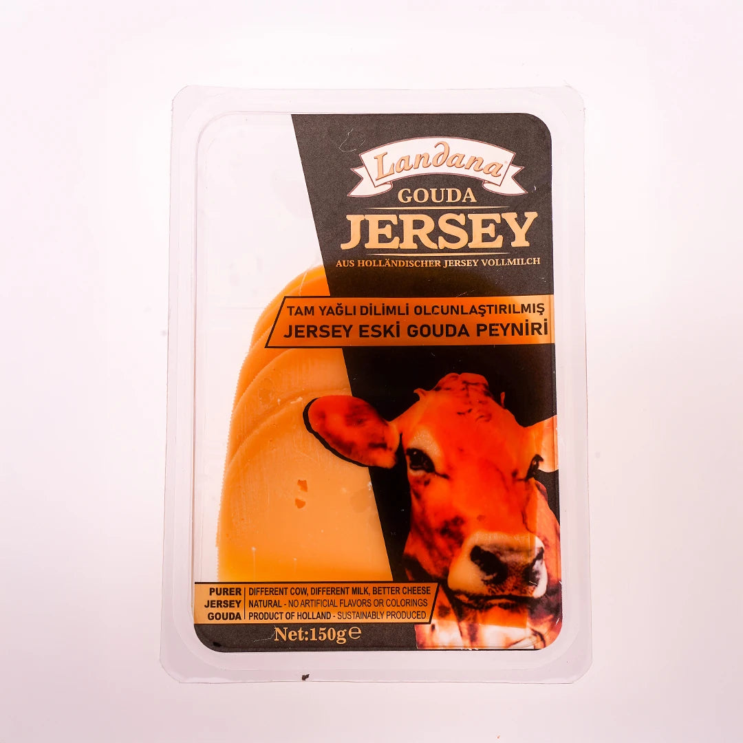 Landana Dilimli Tam Yağlı Olgunlaştırılmış Eski Jersey Eski Gouda Peyniri 150 Gr