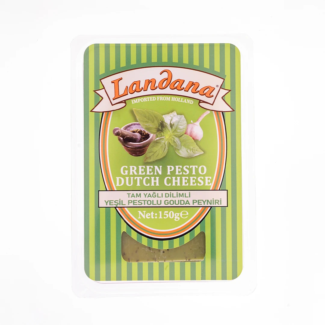 Landana Dilimli Yeşil Pesto Gouda Peyniri 150 Gr
