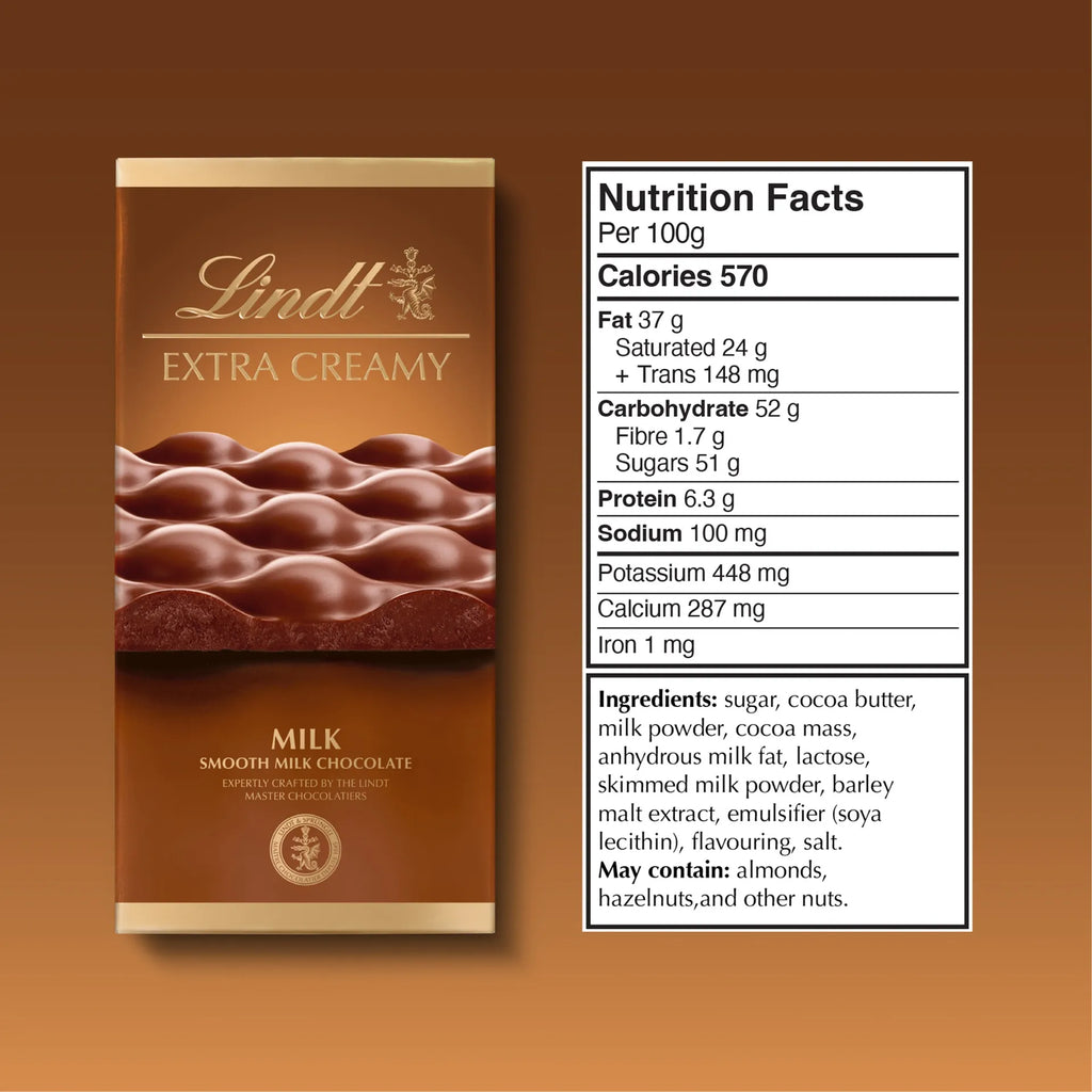 Lindt Extra Creamy Milk Çikolata 80 Gr