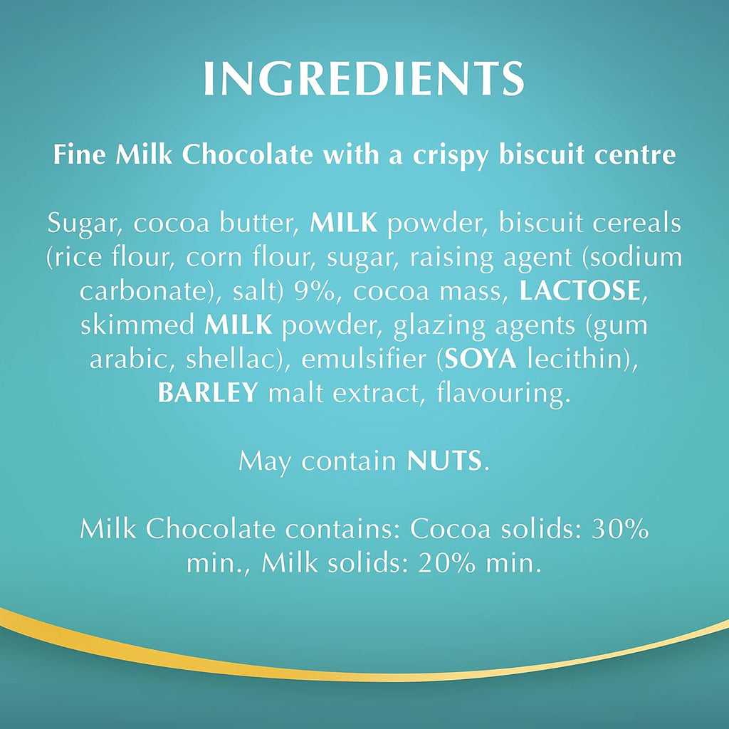 Lindt Sensation Crispy Milk Chocolate 140 Gr
