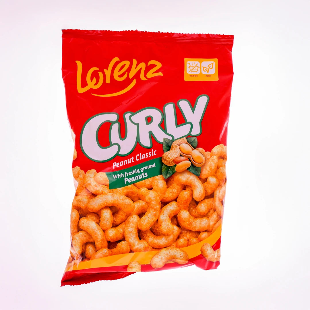Lorenz Curly Peanut Classic Misir Cipsi 120 Gr