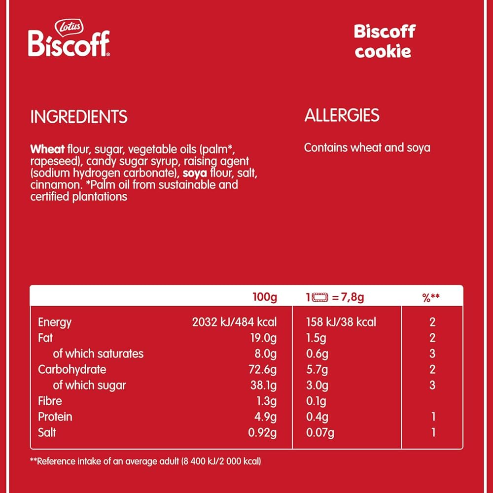 Lotus Biscoff 124 Gr