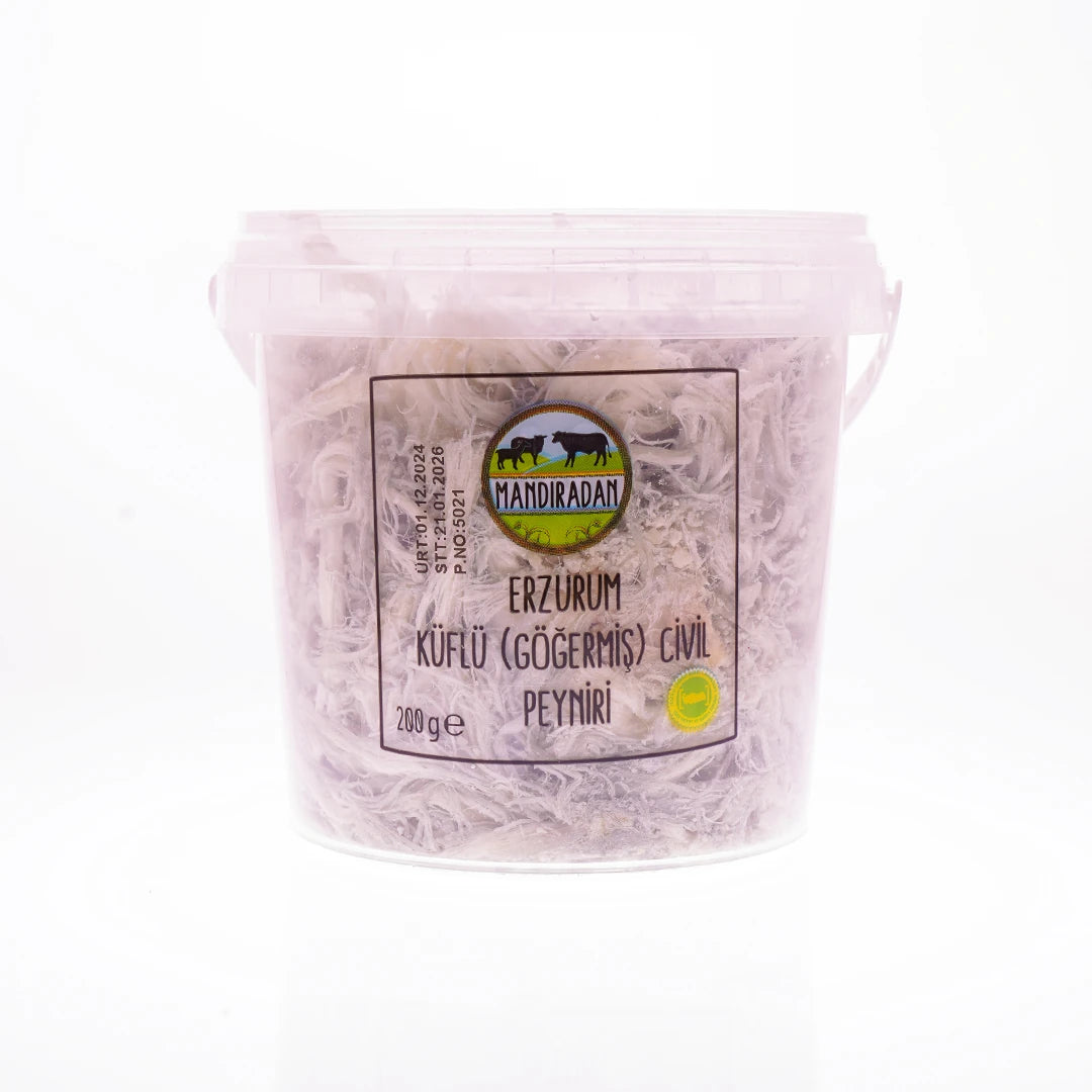 Mandıradan Erzurum Küflü Göğermiş Civil Peyniri 200 Gr