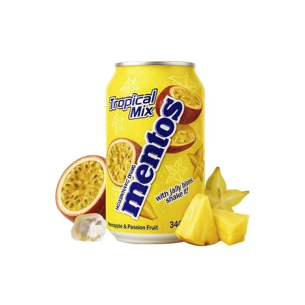 Mentos Tropical Mix Meyveli İçecek 340 Ml