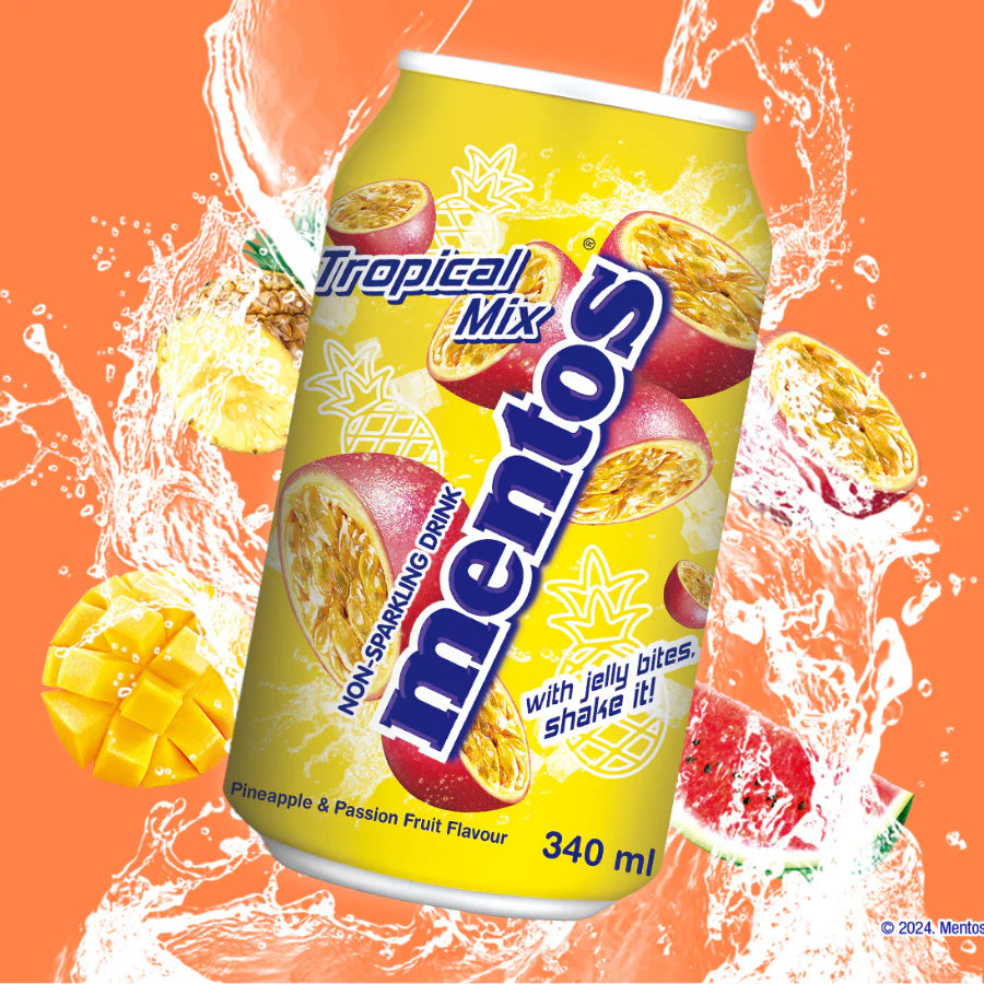 Mentos Tropical Mix Meyveli İçecek 340 Ml