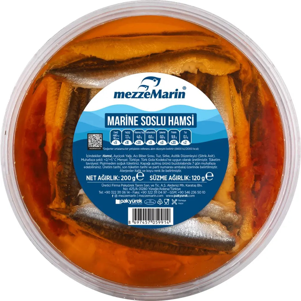 Mezzemarin Soslu Hamsi 200 Gr