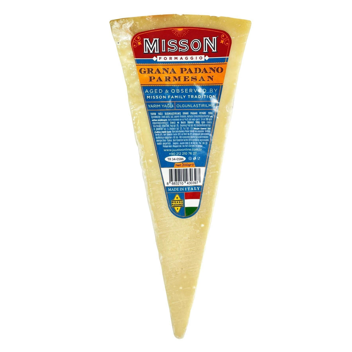 Misson Grana Padano Peyniri 200 Gr