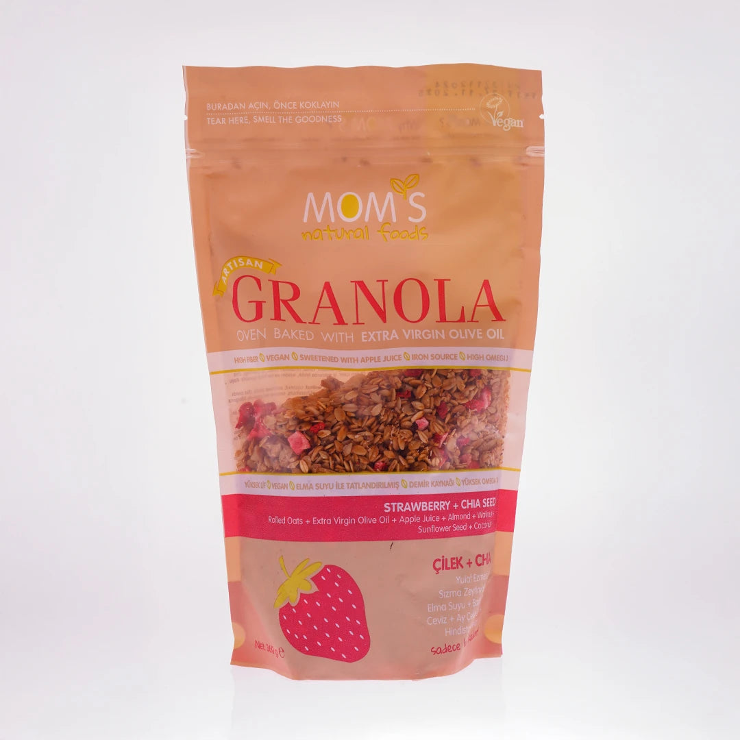 Moms Çilek Chia Granola 360 Gr