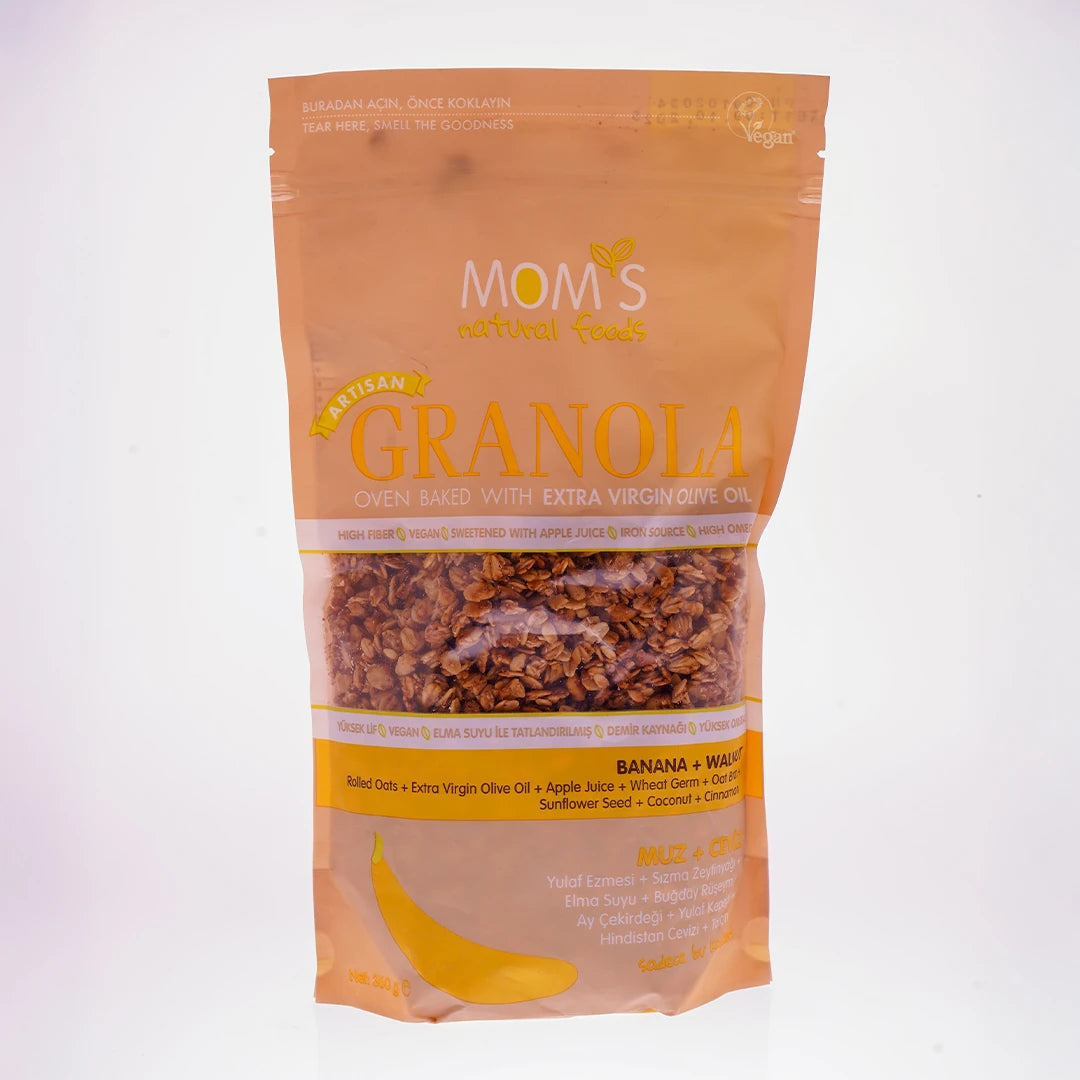 Moms Muz Ceviz Granola 360 Gr