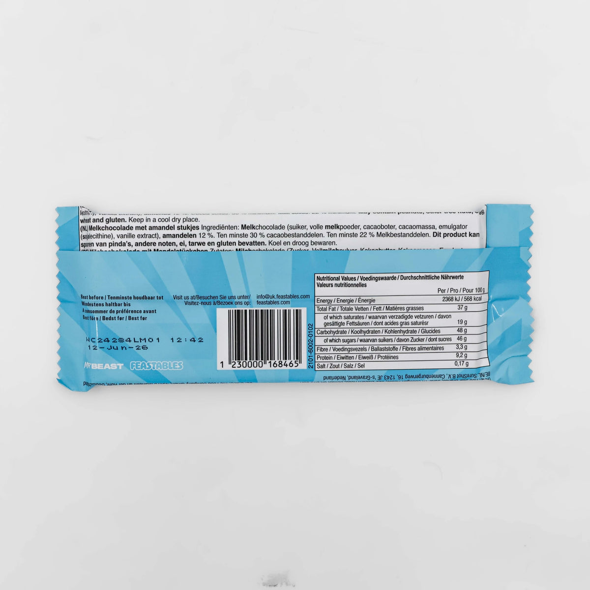 Mrbeast Feastables Almond 60 Gr * 10