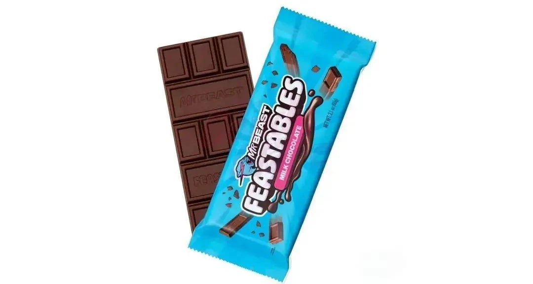 Mrbeast Feastables Milk Chocolate 60 Gr * 10
