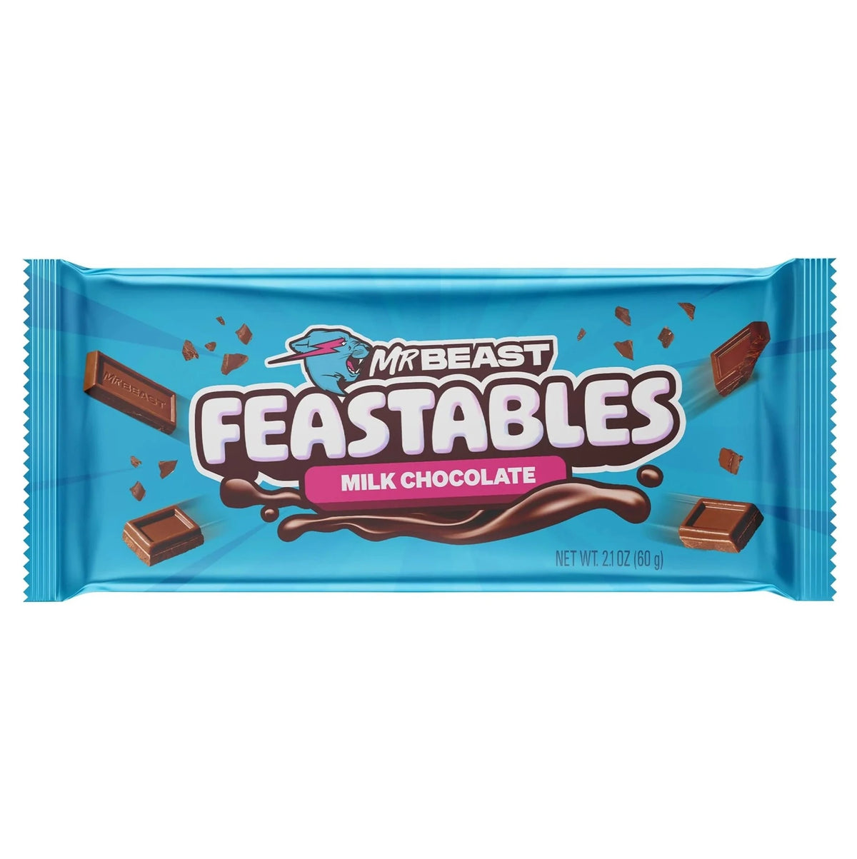 Mrbeast Feastables Milk Chocolate 60 Gr * 10