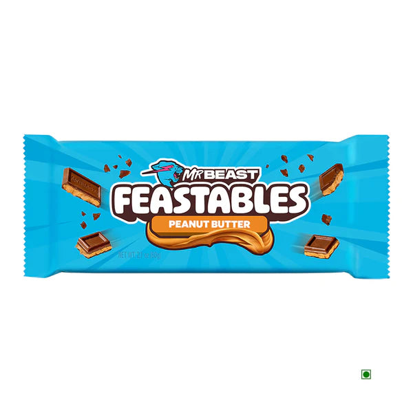 Mrbeast Feastables Peanut Butter 60 Gr * 10