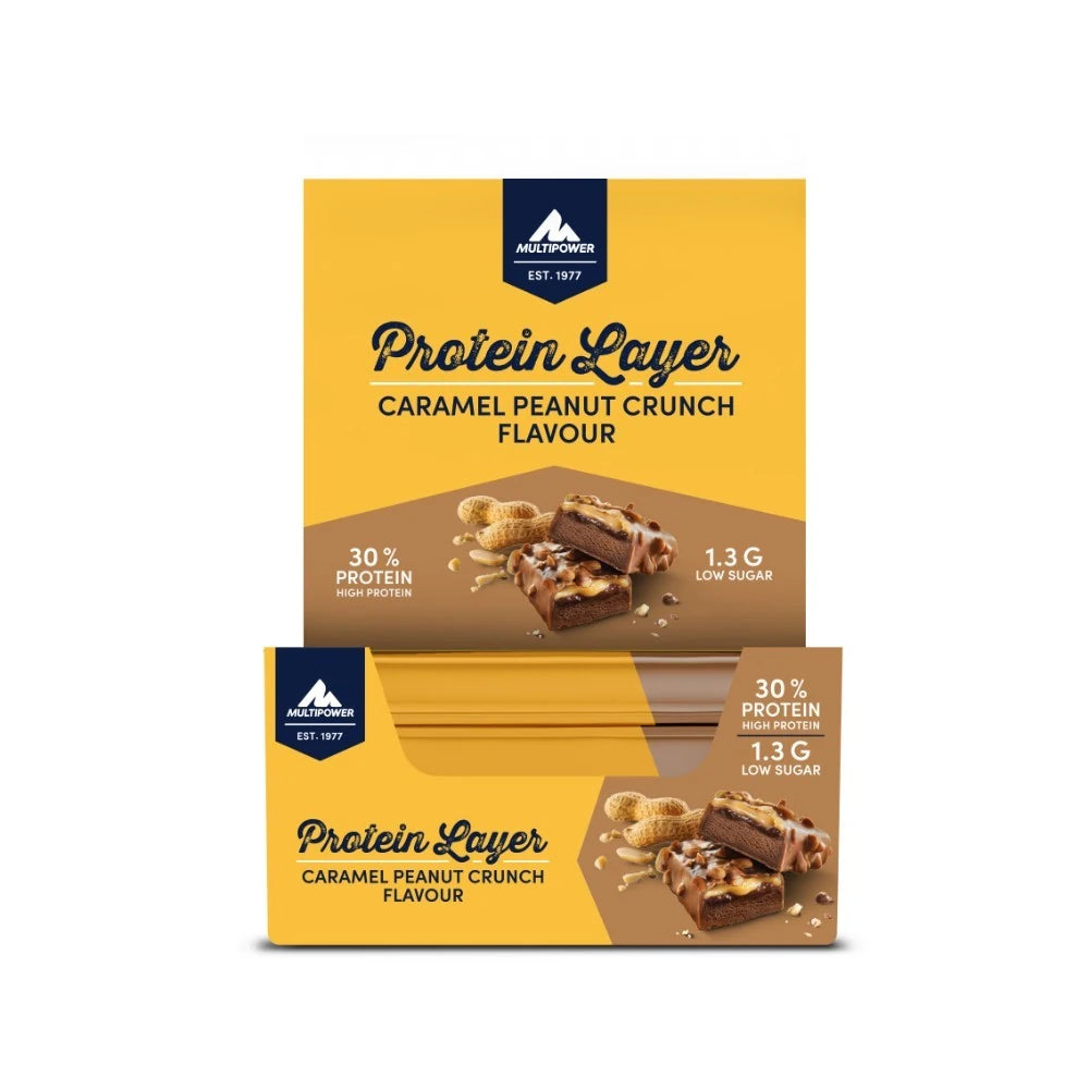 Multipower Layer Caramel Peanut Flavored Protein Var 50 Gr x 18