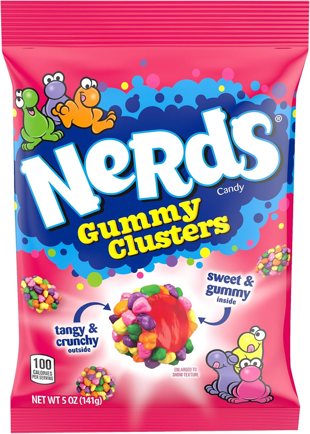 Nerds Gummy Clusters Candy Rainbow 141 Gr